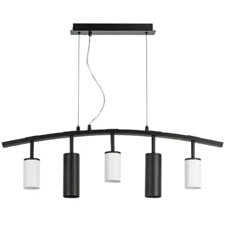 LR735363872 Люстра RULLO 5х50W GU10 ЧЕРНЫЙ/БЕЛЫЙ (571735+214436-3+214487-2)