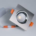 Citilux Альфа CLD001KNW5 LED Встраиваемый светильник Матовый Хром