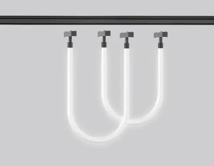 Светильник светодиодный трековый гибкий для шинопровода Magnetic Ultra Slim GV1721 WH белый IP20 48W 4200K 48V D21*3000