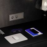 VLS030104 Выключатель встраиваемый VOLTUM S70 трехклавишный 10А, (шелк) (ТМ Maytoni)