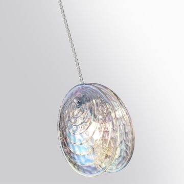 5039/1A MODERN ODL24 429 черный/перламутровый/металл/стекло Подвес G9 1*40W MUSSELS