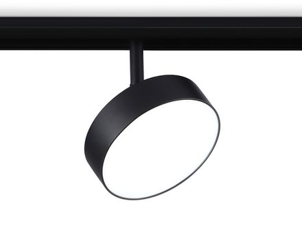 Светильник светодиодный трековый для шинопровода Magnetic GL3855 BK черный IP20 18W 4200K 48V D115*30
