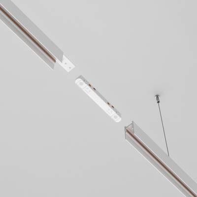 Коннектор питания прямой Exility белый, TRA034PC-42W. TM Maytoni