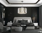 Подвесная люстра с хрусталем LH41001/12 CH/CL хром/прозрачный E14*12 max 40W D540*290