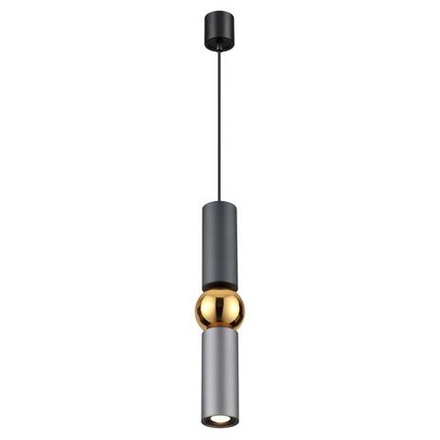 4071/5L L-VISION ODL19 397 серый/золото Подвес GU10 1*5W SAKRA