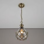 Citilux Витра-1 CL442110 Подвесной светильник витражный Бронза