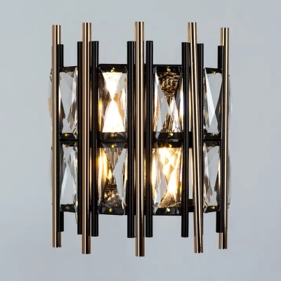 Настенный светильник Arte Lamp ALRUBA A1043AP-2BK, 2хE14