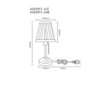 Декоративная настольная лампа Arte Lamp MARRIOT A5039TL-1AB, 1хE27