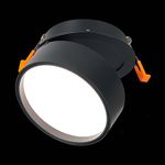 ST651.448.14 Встраиваемый поворотный светильник Черный LED 1*14W 4000K 1 100Lm Ra&gt;90 120° IP20 D105xH68 170-240VV