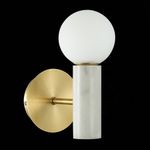 SL1210.501.01 Светильник настенный ST-Luce Золотистый, Белый/Белый G9 1*3W