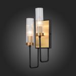 SL336.301.02 Бра ST-Luce Коричневый, Бронза/Прозрачный E14 2*60W