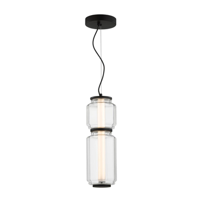 5409/20L HIGHTECH ODL_EX24 141 черный/прозрачный/металл/стекло/акрил Подвес LED 20W 3000K 1480Лм JAM