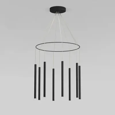 Светодиодный подвесной светильник с регулировкой высоты 301101 LED черный, LED