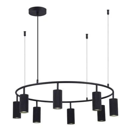 SL1213.403.08 Светильник подвесной ST-Luce Черный/Черный GU10 8*5W 4000K