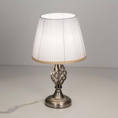 Citilux Вена CL402811 Настольная лампа с абажуром Хром