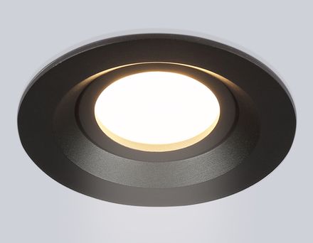 Светильник встраиваемый TN102742 BK черный IP20 GU5.3 D95*25