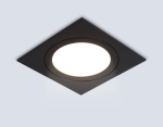 Светильник встраиваемый TN51825 BK черный GX53 max 15W 110*110*39