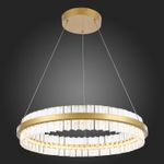 SL383.213.01 Светильник подвесной ST-Luce Матовое золото/Прозрачный LED 1*44W 3000K