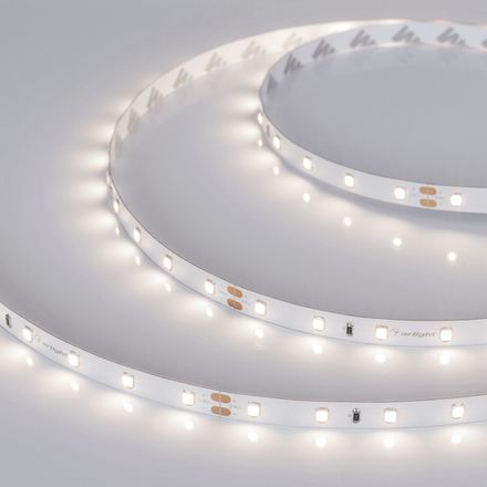 Светодиодная лента RT 2-5000 24V Day4000 (2835, 300 LED, CRI98) (Arlight, 7.2 Вт/м, IP20)