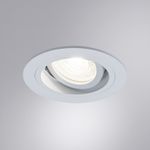 Точечный встраиваемый светильник ARTE LAMP TARF A2177PL-1WH, 1хGU10