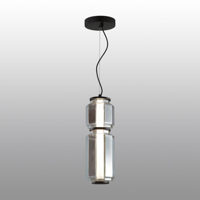 5408/20L HIGHTECH ODL_EX24 139 черный/дымчатый/металл/стекло/акрил Подвес LED 20W 3000K 1480Лм JAM