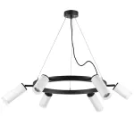 LR0163638630 Люстра RULLO 6х50W GU10 ЧЕРНЫЙ (571016+214436-3+214486-3+202430-6)