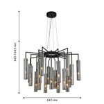 Подвесная люстра Orgel 4501-21P. ТМ Favourite