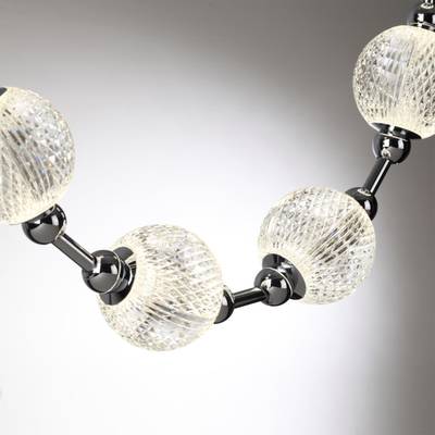 5007/25WL L-VISION ODL23 467 хром/прозрачный/металл/акрил Бра LED 25W 4000K 1555Лм CRYSTAL