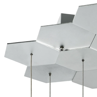 750222 Люстра подвесная FAVO LED-60W 2880LM Silver 3000K Lightstar