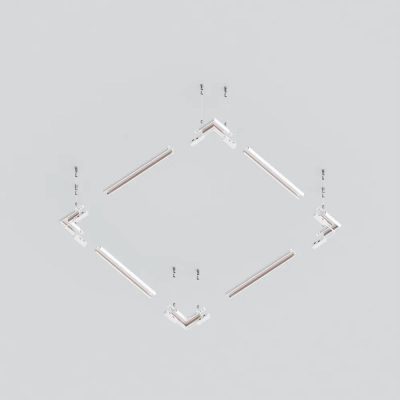 Шинопровод 2м Exility низкопрофильный подвесной круглый, TRXM034-R-412W. TM Maytoni