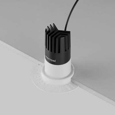 Встраиваемый светильник Dip 4000K 10Вт 50° 4 см, DL120-10W-4K-TRS-W. TM Maytoni