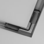 Коннектор питания угловой Radity встраиваемый черный, TRA084CPC-B-12. TM Maytoni