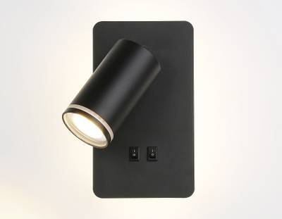 Светильник настенный FW2466 BK черный LED 4200K 9W 185*105*150