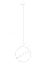 Подвесной светильник Arte Lamp DOLORES A2565SP-1PB, 1хLED