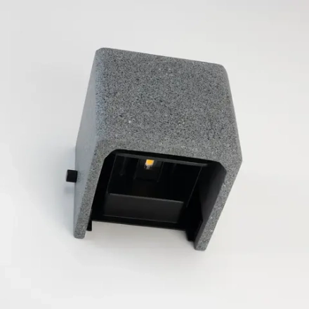 Светильник LGD-PERAN-WALL-S120x120-6W Warm3000 (BK, 0-80 deg, 230V) (Arlight, IP65 Бетон, 3 года)