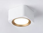 Светильник накладной TN70831 WH/GD белый/золото GX53 max 12W 96*96*60