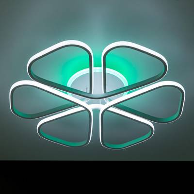 Citilux Сезар Смарт CL233A270E RGB Умная люстра Белая