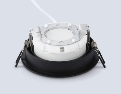 Светильник встраиваемый TN51802 BK черный GX53 max 15W D110*23