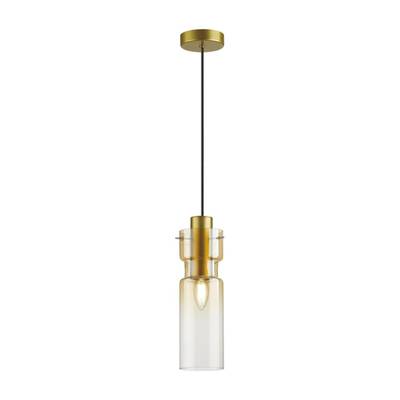 5057/1A PENDANT ODL24 323 золотой/янтарный/металл/стекло Подвес E27 1*40W SCROW