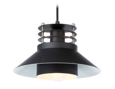 Подвесной светильник в стиле лофт TR8172 BK черный E27 max 40W D203*940