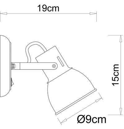 Спот Arte Lamp JOVI A1677AP-1GO, 1хE14