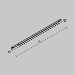 Трековый светильник Basis Exility 3000K 15Вт 120° TR231-2-15W3K-B. TM Maytoni