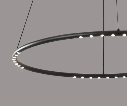 08557-80,19 Подвес диммируемый Магни черный d80 h200 Led 35W (4000K) с пультом ДУ