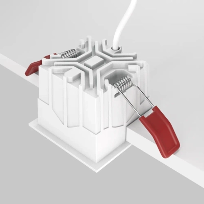 Встраиваемый светильник Альфа / Alfa LED 10 Вт 4000 К 36°, DL043-01-10W4K-SQ-W. TM Maytoni