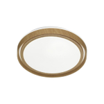 7640/DL BASICA SN 169 Светильник пластик/корич. под дер. LED 48Вт 4000K D390 IP43 RUX WOOD