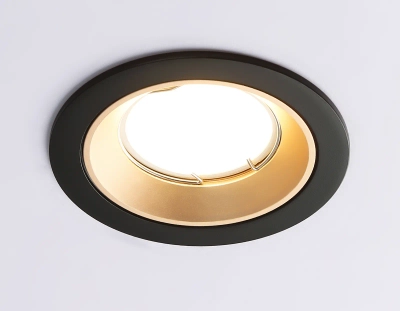 Встраиваемый точечный светильник MR16 A8923 BK/GD черный/золото MR16 GU5.3 D92*24