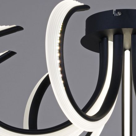 74390-0.3-09L black светильник потолочный