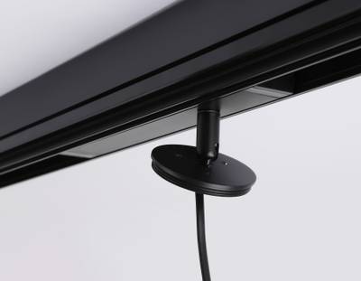 Крепеж трековый для корпуса DIY D60mm Magnetic 220V A2545 BK черный 232*60*80