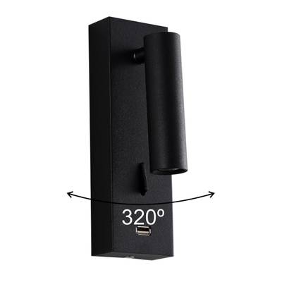 Бра Crystal Lux CLT 210W USB BL 1400/469