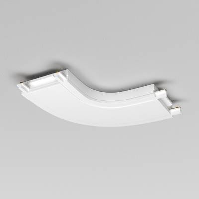 Конектор питания полукруглый Radity белый, TRA084CR-11W. TM Maytoni